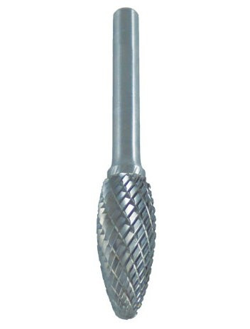 Josco JB2002 - Carbide Burr - D-Cut Flame - 12 x 32mm - 1/4" Shank